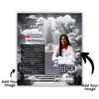 10 Memorial Black Lighter Canva Editable Template, In Loving Memory Template, RIP Lighter Label, Memorial Funeral Keeksake,Digital Download - Editable Memorial Canva Template