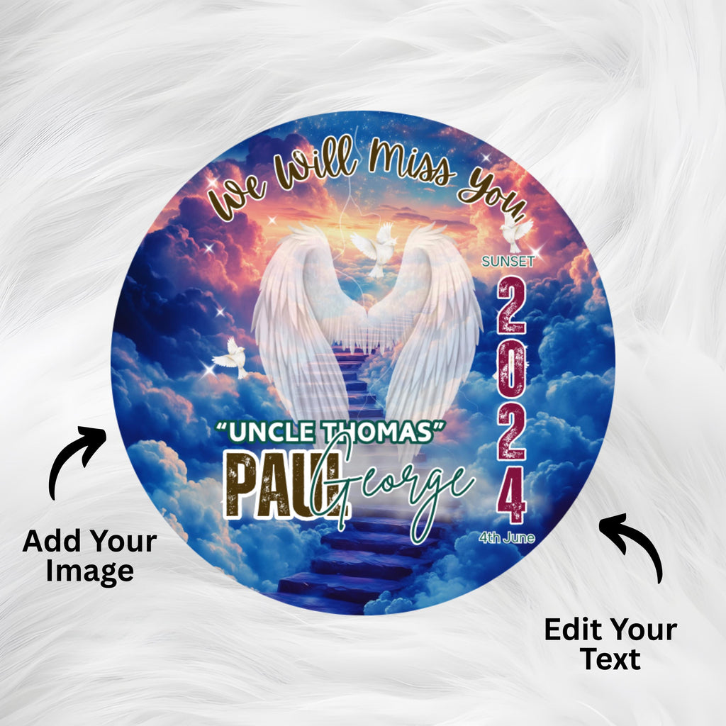 22 In Loving Memory Pin Button Canva Editable Templates, Memorial Pin Button Canva Designs, Rest in Peace Button, Instant Download - Editable Memorial Canva Template