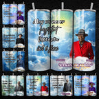 20 Memorial Tumbler Canva Editable Template Bundle, Canva Editable Template, Memorial Blue Tumbler, Add your Own Photo Canva Tumbler - Editable Memorial Canva Template