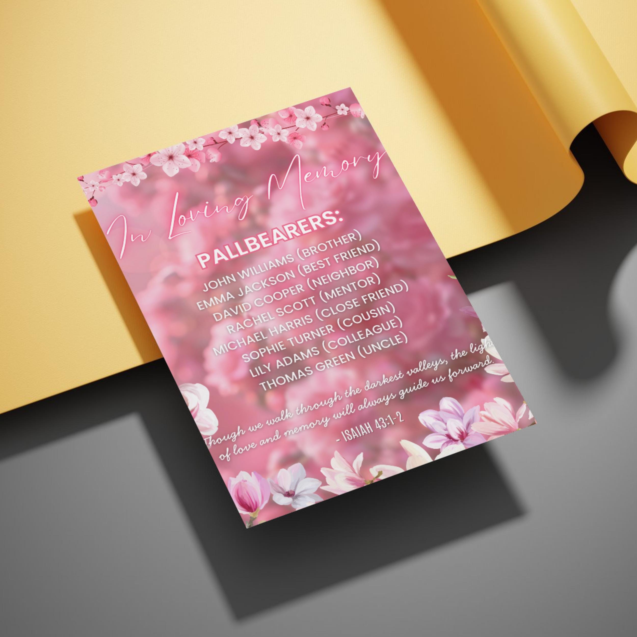 12 Page Memorial Essence Magazine Template, Celebration of Life Program & Keepsake, Obituary Celebration Of Life Program, Digital Download - Editable Memorial Canva Template