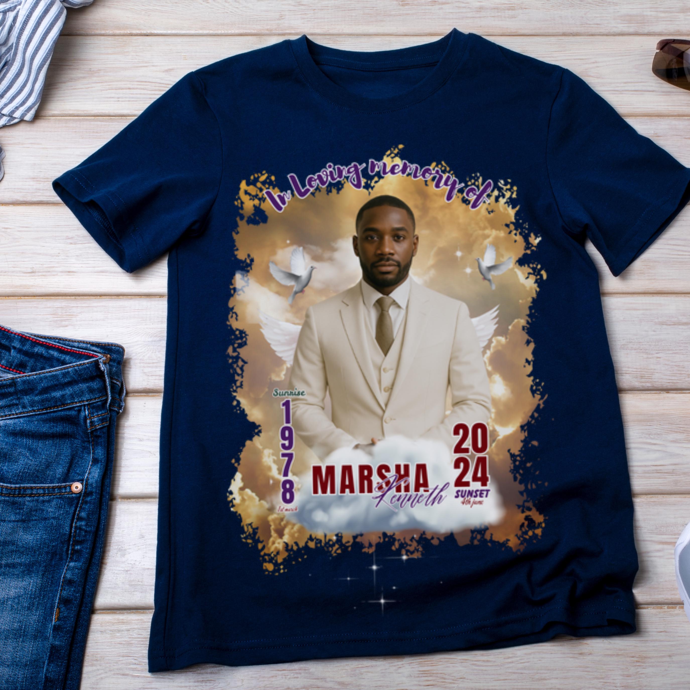 20 In Loving Memory T Shirt Canva Editable Templates, In Loving Memory Templates, Memorial Canva Template, Funeral & Celebration of Life - Editable Memorial Canva Template