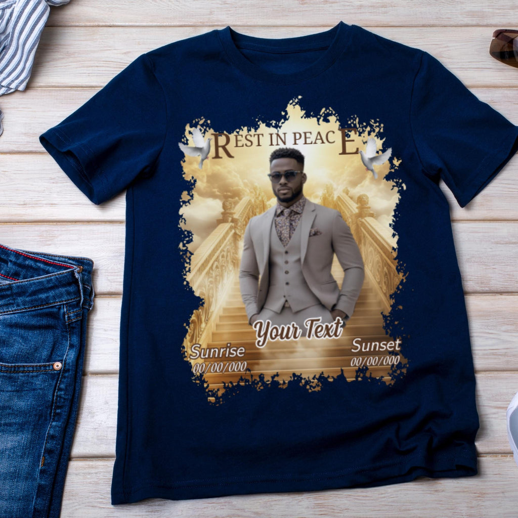 10 Rest In Peace Memorial T Shirt Editable Templates, In Loving Memory Templates, Memorial Canva Template, Digital Download - Editable Memorial Canva Template