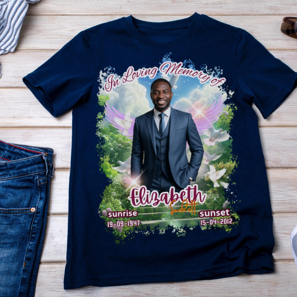 10 Rest In Peace Memorial T Shirt Editable Templates, In Loving Memory Templates, Memorial Canva Template, Digital Download - Editable Memorial Canva Template
