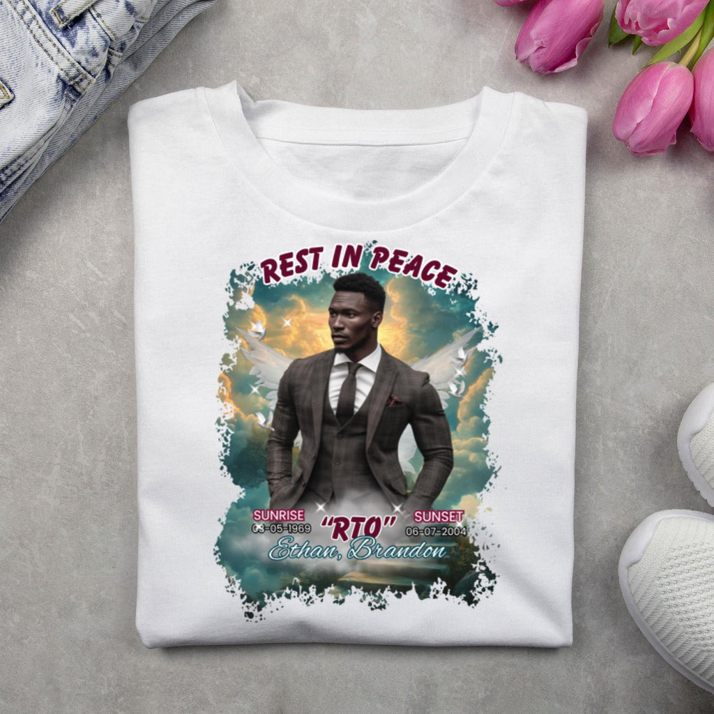 10 In Loving Memory T Shirt Canva Editable Templates, Memorial Canva Template, Rest In Peace Memorial, Celebration Of Life, Digital Download - Editable Memorial Canva Template