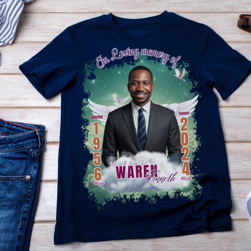 10 In Loving Memory T Shirt Canva Editable Templates, Memorial Canva Template, Rest In Peace Memorial, Forever In Our Heart Canva Template - Editable Memorial Canva Template