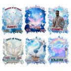 10 In Loving Memory T Shirt Canva Editable Templates, Memorial Canva Template, Rest In Peace Memorial, Forever In Our Heart Canva Template - Editable Memorial Canva Template