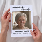 In Loving Memory Funeral Prayer Card Canva Editable Template, In Loving Memory Template, Memorial Prayer Card, Printable Funeral Remembrance - Editable Memorial Canva Template