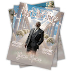 06 Pearl White In Loving Memory Canva Editable Templates, Memorial Canva Template, In Loving Memory Templates, Funeral & Celebration of Life - Editable Memorial Canva Template