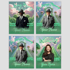06 Soft Green In Loving Memory Canva Editable Templates, Memorial Canva Template, In Loving Memory Templates, Funeral & Celebration of Life - Editable Memorial Canva Template