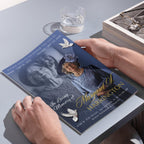 4 Pages In loving memory Funeral Program Template, Memorial Funeral Announcement Flyer , Funeral Memorial Template,Rest In Piece Template - Editable Memorial Canva Template