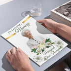 8 Pages Funeral Program Editable Template, Bi-Fold Funeral Program, Obituary Celebration Of Life Program, In Loving Memory, Digital Download - Editable Memorial Canva Template