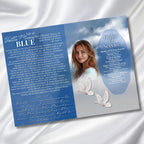4 Pages Funeral Program Editable Template, Bi-Fold Funeral Program, Obituary Celebration Of Life Program, In Loving Memory, Digital Download - Editable Memorial Canva Template