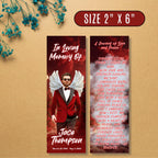 10 In Loving Memory Bookmark Canva Editable Template, Memorial Bookmark Template, Rest in Piece Bookmark Design, Funeral memorial Template - Editable Memorial Canva Template