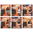 10 Memorial Orange Lighter Canva Editable Template, In Loving Memory Template, RIP Lighter Label, Memorial Funeral Keeksake,Digital Download - Editable Memorial Canva Template