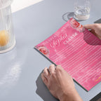 08 Pages Memorial Pink Funeral Program Template, Editable Bifold 8.5x11” Design, Obituary Celebration Of Life Program, Digital Download - Editable Memorial Canva Template