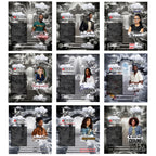 10 Memorial Black Lighter Canva Editable Template, In Loving Memory Template, RIP Lighter Label, Memorial Funeral Keeksake,Digital Download - Editable Memorial Canva Template