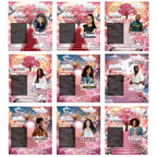 10 Memorial Pink Lighter Canva Editable Template, In Loving Memory Template, RIP Lighter Label, Memorial Funeral Keeksake,Digital Download - Editable Memorial Canva Template