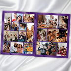 08 Pages Memorial Purple Funeral Program Template, Editable Bifold 8.5x11” Design, Obituary Celebration Of Life Program, Digital Download - Editable Memorial Canva Template