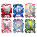 20 Forever In Our Heart Memorial T Shirt Editable Templates, In Loving Memory Templates, Memorial Canva Template, Digital Download - Editable Memorial Canva Template