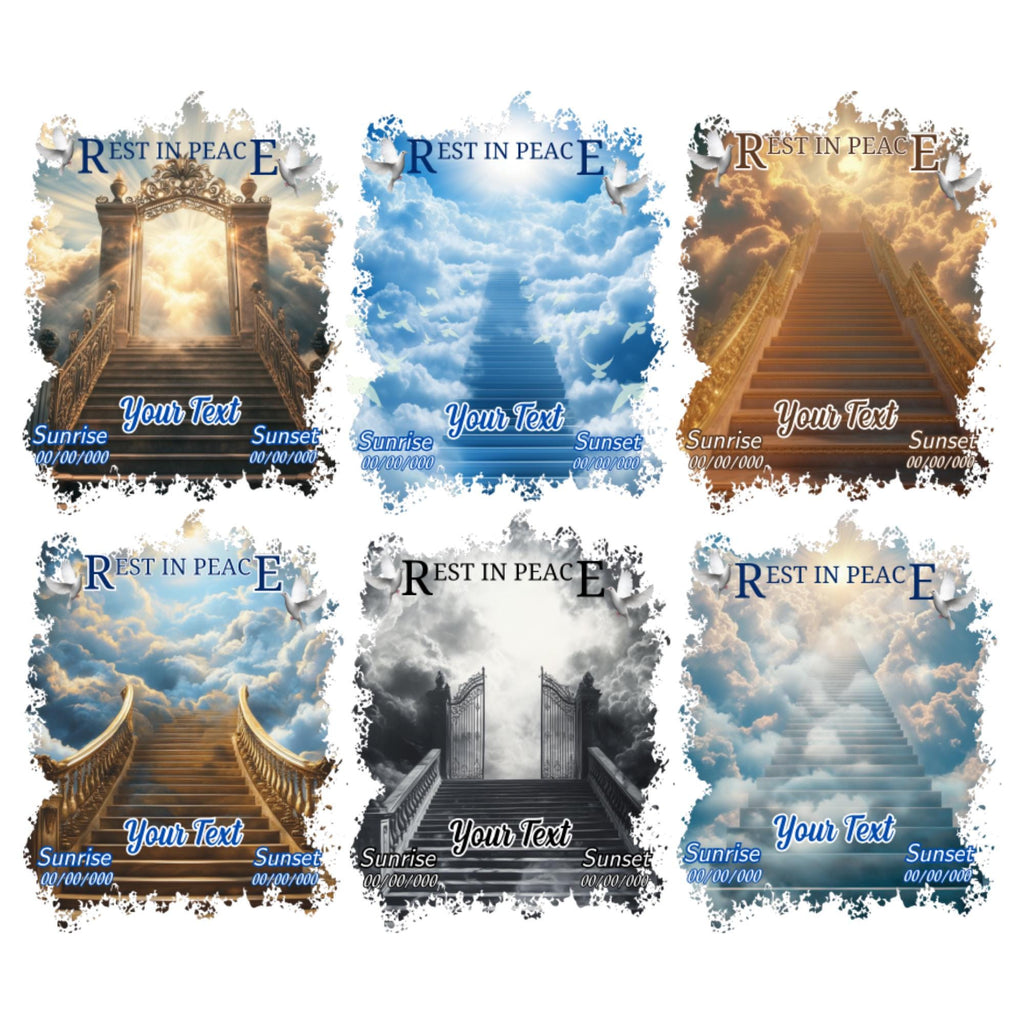 10 Rest In Peace Memorial T Shirt Editable Templates, In Loving Memory Templates, Memorial Canva Template, Digital Download - Editable Memorial Canva Template