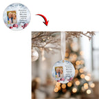 10 Memorial Christmas Ornament Bundle Canva Template, Round Christmas in Heaven, Memorial Ornaments Template, Funeral & Celebration - Editable Memorial Canva Template
