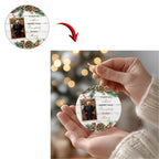 10 Memorial Christmas Ornament Bundle Canva Template, Round Christmas in Heaven, Memorial Ornaments Template, Funeral & Celebration - Editable Memorial Canva Template