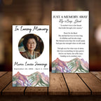In Loving Memory Funeral Prayer Card Canva Editable Template, In Loving Memory Template, Memorial Prayer Card, Printable Funeral Remembrance - Editable Memorial Canva Template