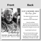 In Loving Memory Funeral Card Canva Editable Template, In Loving Memory Template, Memorial Prayer Card, Digital Download - Editable Memorial Canva Template