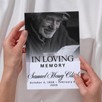 In Loving Memory Funeral Card Canva Editable Template, In Loving Memory Template, Memorial Prayer Card, Digital Download - Editable Memorial Canva Template