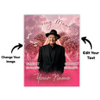 06 In Loving Memory Canva Editable Templates, Memorial Canva Template, In Loving Memory Templates, Funeral & Celebration of Life - Editable Memorial Canva Template