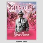 06 In Loving Memory Canva Editable Templates, Memorial Canva Template, In Loving Memory Templates, Funeral & Celebration of Life - Editable Memorial Canva Template