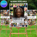 Funeral Photo Collage Canva Editable Template, In Loving Memory Collage, Memorial Photo Collage Template, Celebration Of Life - Editable Memorial Canva Template
