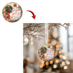 100+ In Loving Memory Christmas Ornament Editable Template, Round Christmas in Heaven, Memorial Ornaments Template, Funeral & Celebration - Editable Memorial Canva Template