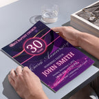 Purple Church Anniversary Program Template, Editable Bifold 8.5x11” Design, Church Appreciation Program,Anniversary & Faith Celebration - Editable Memorial Canva Template