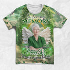 10 Rest In Heaven T Shirt Canva Editable Templates, In Loving Memory Templates, Memorial Canva Template, Funeral & Celebration of Life - Editable Memorial Canva Template