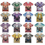 Mega Memorial T Shirt Design bundle, In Loving Memory template, Memorial & Funeral all over shirts Templates, RIPtemplates - Editable Memorial Canva Template