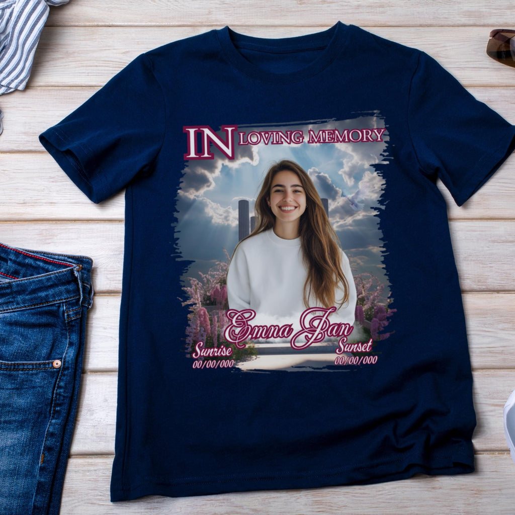 33 In Loving Memory T Shirt Canva Editable Templates, Rest In Peace Templates, Memorial Canva Template, Funeral & Celebration of Life - Editable Memorial Canva Template