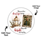 10 Memorial Christmas Ornament Bundle Canva Template, Round Christmas in Heaven, Memorial Ornaments Template, Funeral & Celebration - Editable Memorial Canva Template