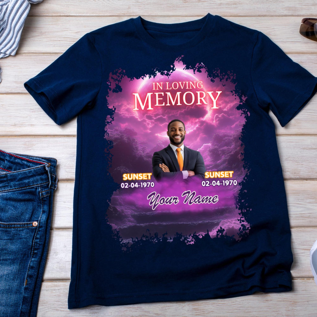 10 In Loving Memory T Shirt Canva Editable Templates, Memorial Editable Templates, Rest In Peace Designs, Funeral & Celebration of Life - Editable Memorial Canva Template