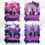 10 In Loving Memory T Shirt Canva Editable Templates, Memorial Editable Templates, Rest In Peace Designs, Funeral & Celebration of Life - Editable Memorial Canva Template