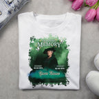 10 In Loving Memory Green T Shirt Canva Editable Templates, Memorial Editable Template, Rest In Peace Designs, Funeral & Celebration of Life - Editable Memorial Canva Template