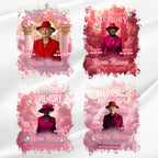 10 In Loving Memory Pink T Shirt Canva Editable Templates, Memorial Editable Template, Rest In Peace Designs, Funeral & Celebration of Life - Editable Memorial Canva Template