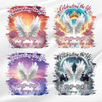 19 Celebrating Of Life Canva Editable T Shirt Templates, In Loving Memory Template, Rest in Peace, Memorial Template, Digital Download - Editable Memorial Canva Template