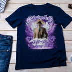 10 Purple Celebrating Of Life Canva Editable T Shirt Templates, In Loving Memory Template, Rest in Peace, Memorial Template,Digital Download - Editable Memorial Canva Template
