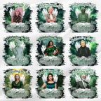 10 Green Celebrating Of Life Canva Editable T Shirt Templates, In Loving Memory Template, Rest in Peace, Memorial Template,Digital Download - Editable Memorial Canva Template