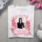 10 Pink Celebrating Of Life Canva Editable T Shirt Templates, In Loving Memory Template, Rest in Peace, Memorial Template,Digital Download - Editable Memorial Canva Template