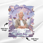 20 In Loving Memory T Shirt Canva Editable Templates, Memorial Editable Templates, Rest In Piece Shirt Design, Funeral & Celebration of Life - Editable Memorial Canva Template
