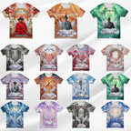 20 In Loving Memory Canva Editable All Over T Shirt Templates, Memorial Shirt Bundle, Rest in Peace, Funeral Shirt, Perfect for Sublimation - Editable Memorial Canva Template