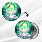 10 In Loving Memory Pin Button Canva Editable Templates Bundle, Memorial Pin Button Canva Template, Funeral Button Favors, Digital Download - Editable Memorial Canva Template
