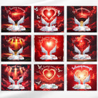 10 Red Memorial Tumbler Canva Editable Template Bundle, Canva Editable Template, In Loving Memory Tumbler, Add your Own Photo Canva Tumbler - Editable Memorial Canva Template